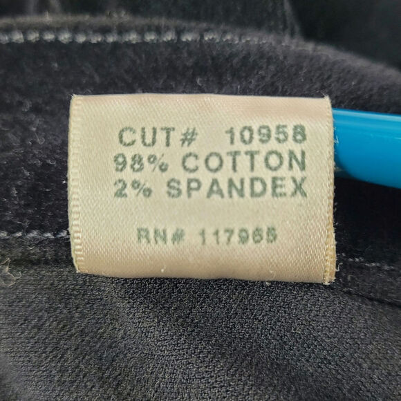 J Brand Soft Black Velvet Super Skinny Stretch Jeans size 29 - Picture 13 of 13